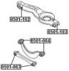 MAZDA EG2128300 Control Arm-/Trailing Arm Bush